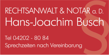 Busch Rechtsanwalt und Notar a.D.